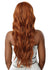 Long Dark Ginge Wig